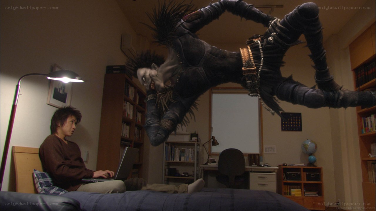 Death Note movie scene