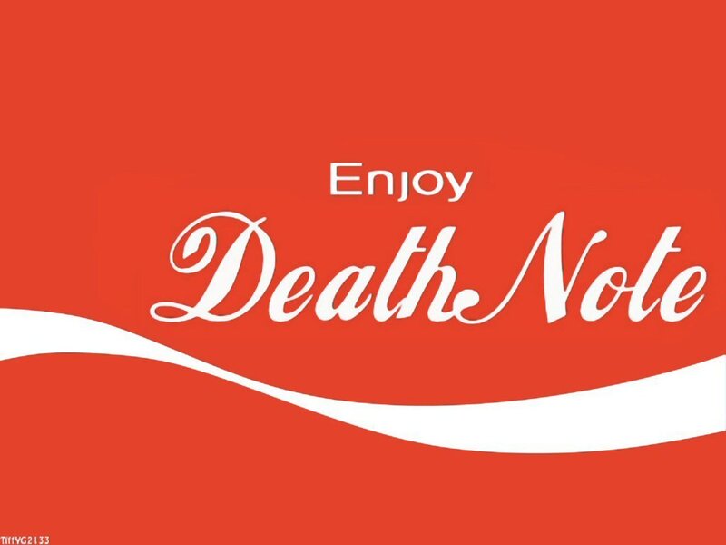 Death Note parody advertisement