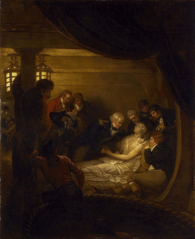Death of Nelson in the cockpit