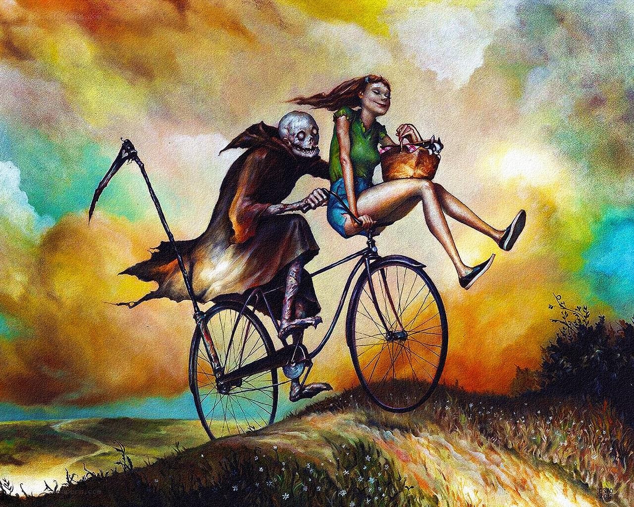 Death on a bicycle ride