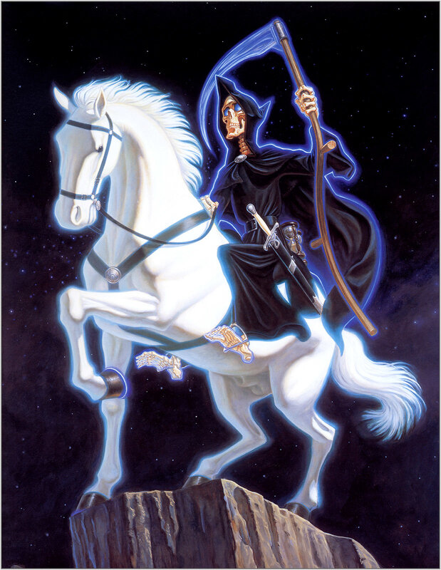 Death on a white horse