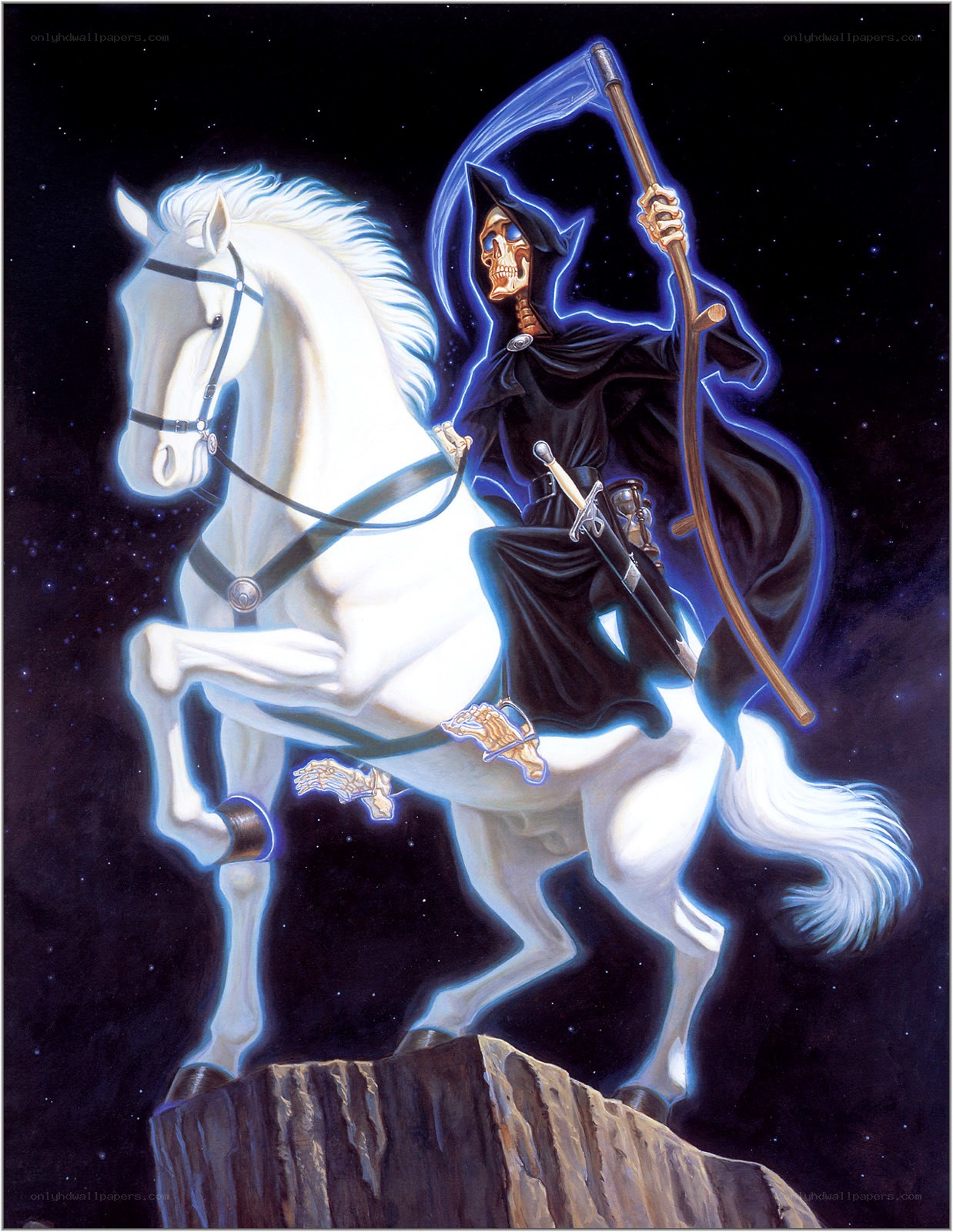 Death on a white horse