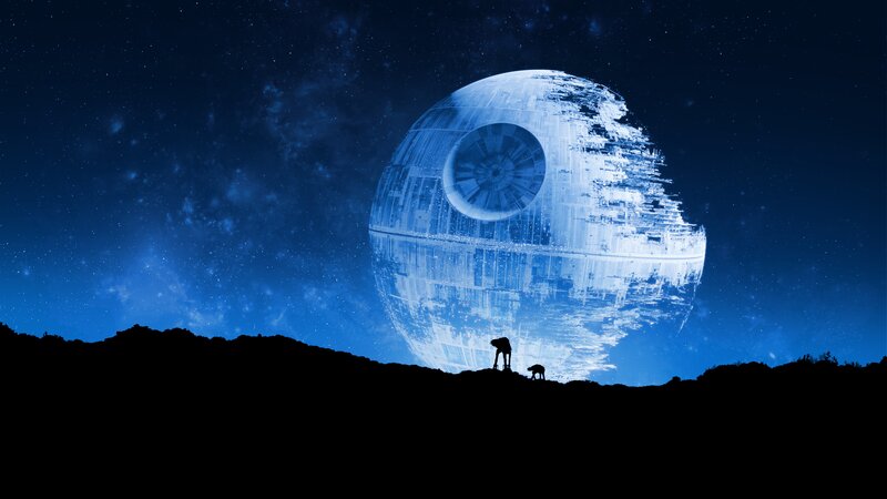 Death Star and AT-AT