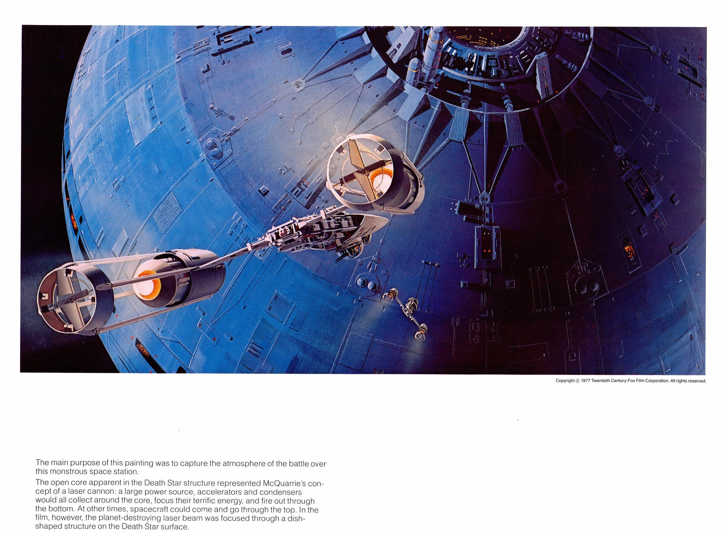 Death Star battle scene