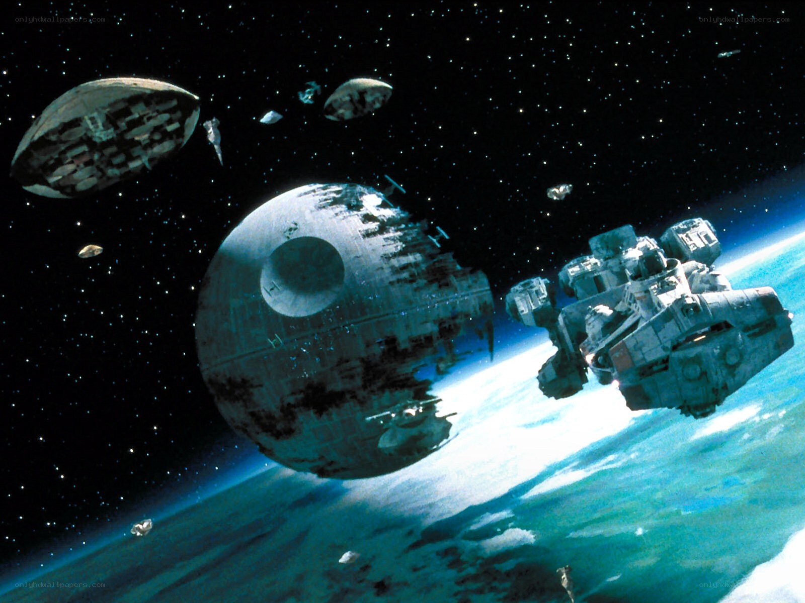 Death Star battle scene