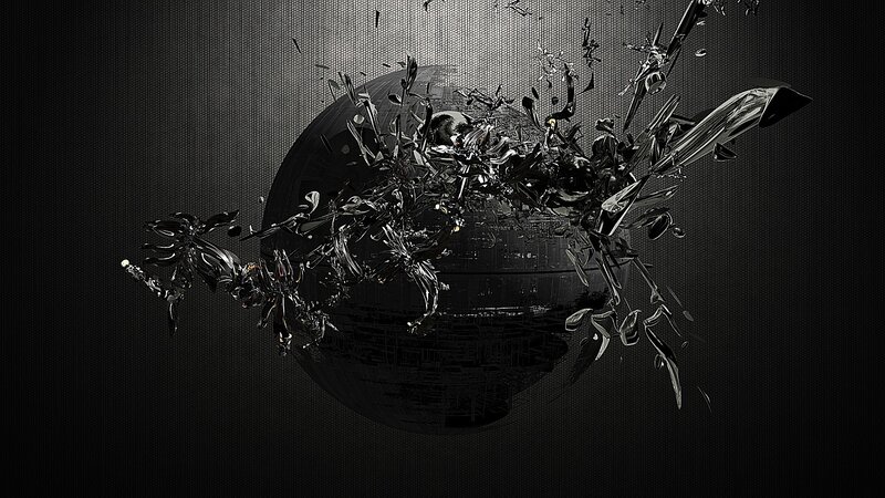 Death Star explosion artwork