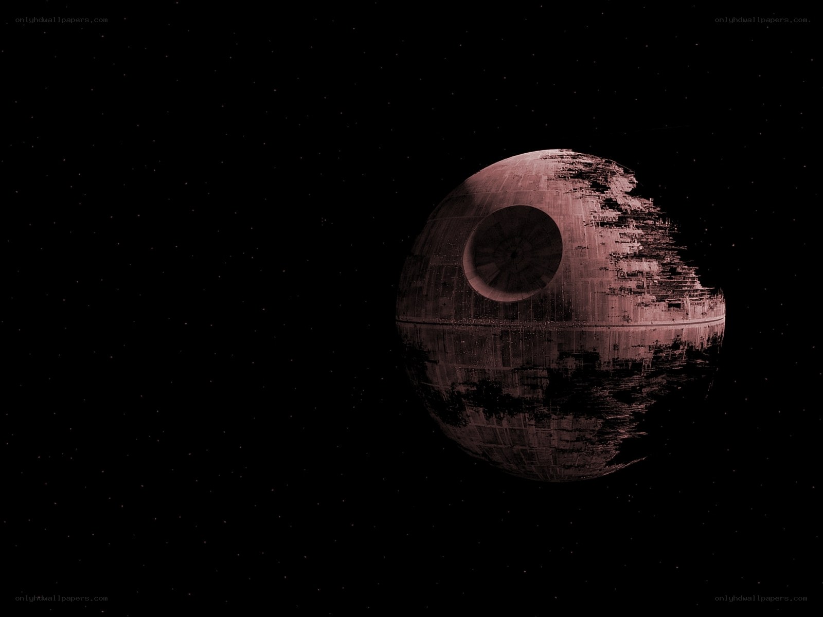 Death Star in space