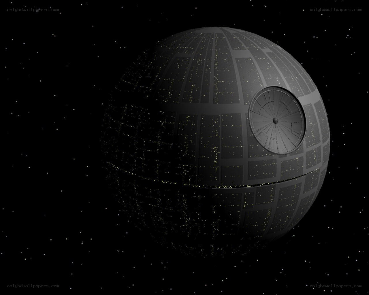 Death Star in space