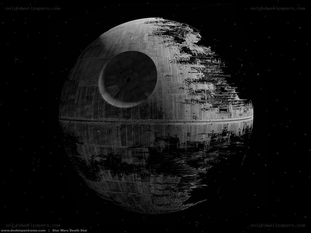 Death Star in space