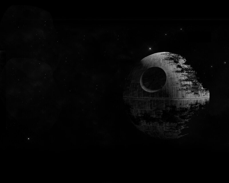 Death Star in space
