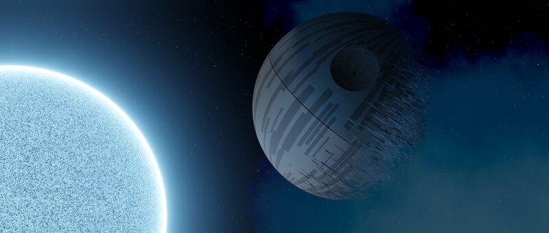 Death Star Near Star