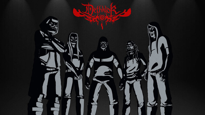 Deathklok band illustration