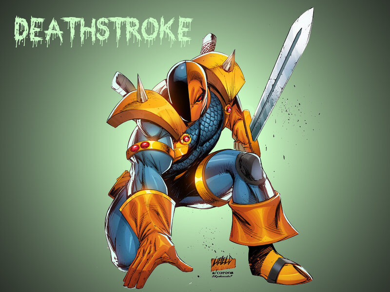 Deathstroke Character — Blue
