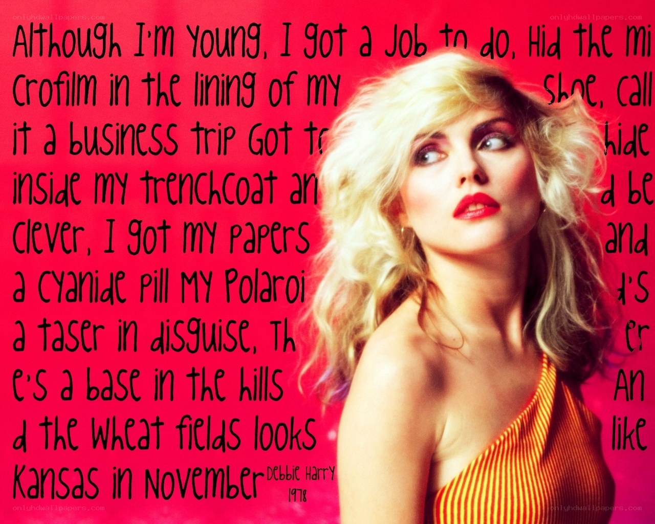 Debbie Harry song lyrics