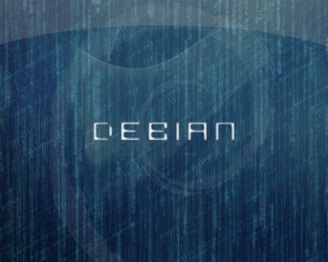 Debian code background