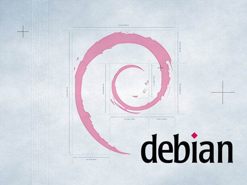 Debian logo design sheet