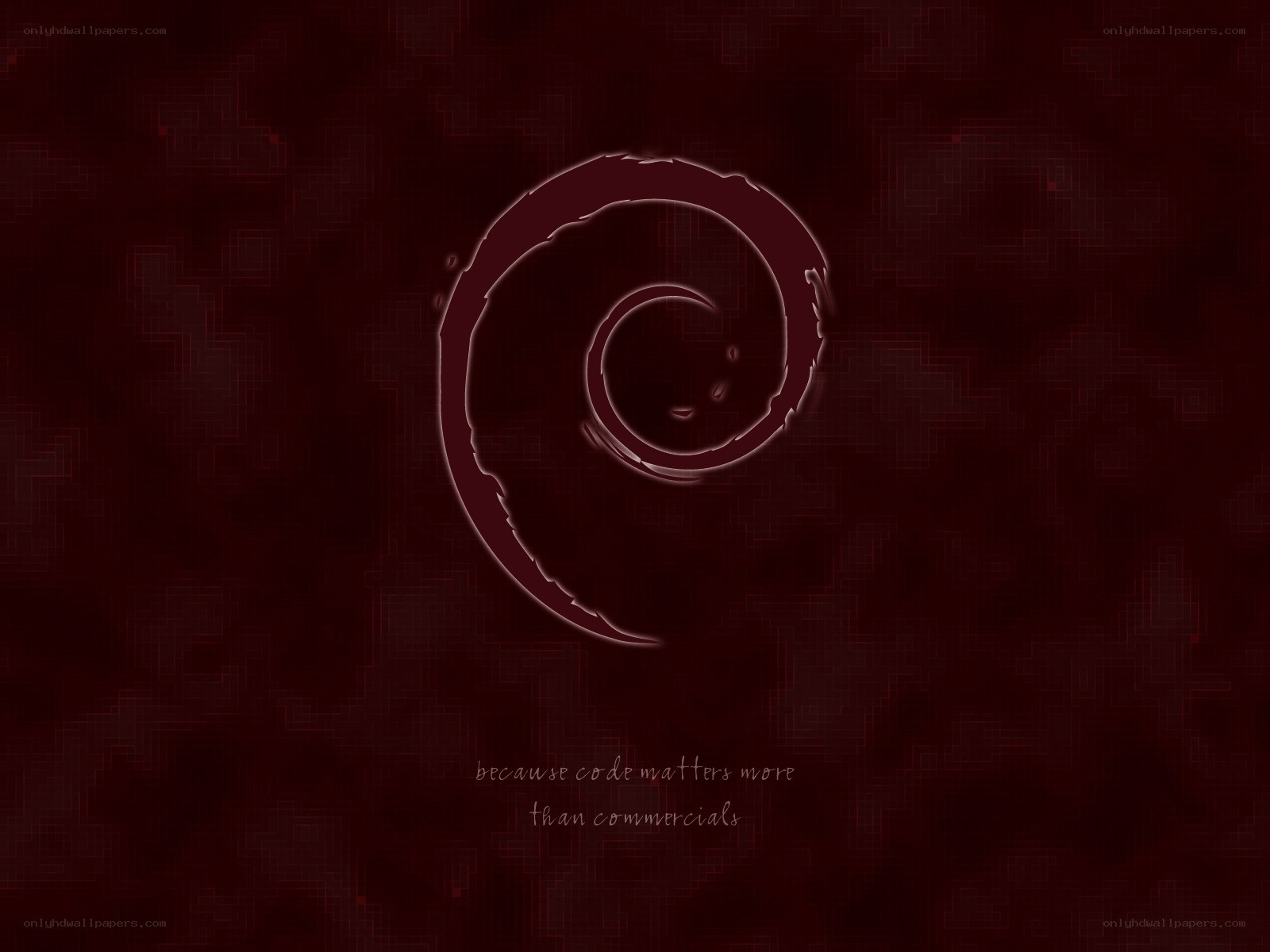Debian logo wallpaper