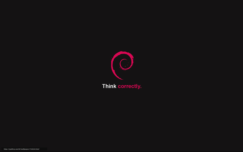 Debian logo wallpaper