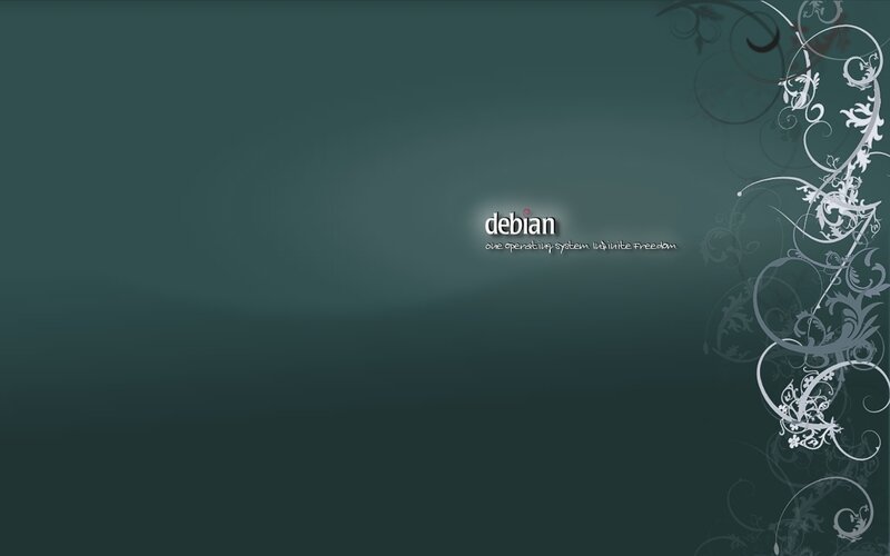 Debian operating system wallpaper