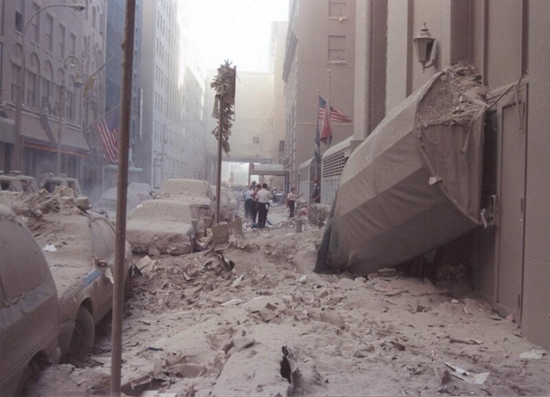 Debris-covered Street