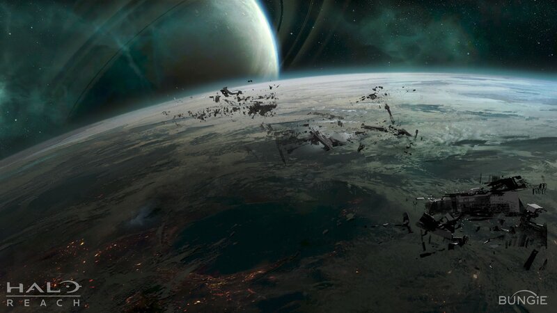 Debris Orbiting Planet