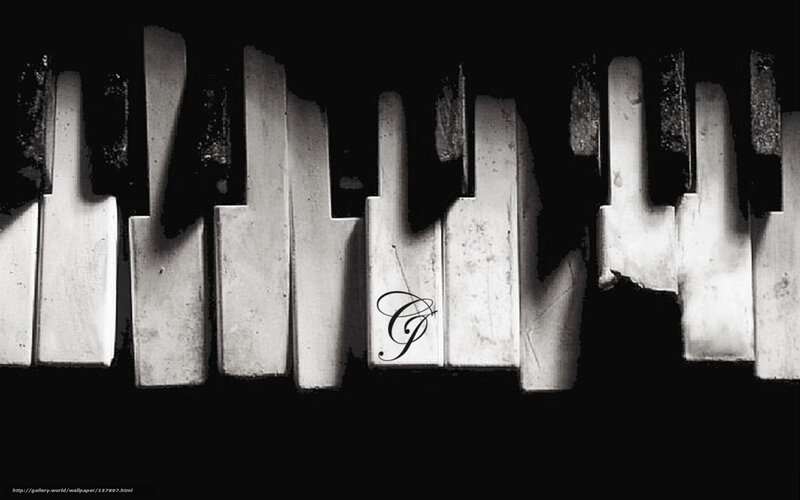 Decaying piano keys
