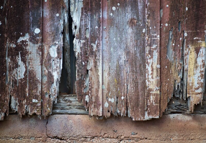 Decaying Wooden Wall