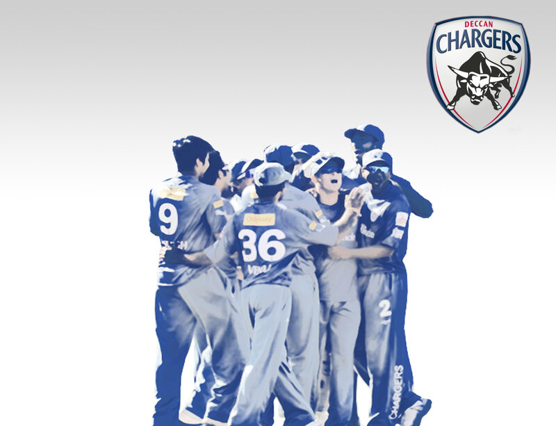 Deccan Chargers team celebration