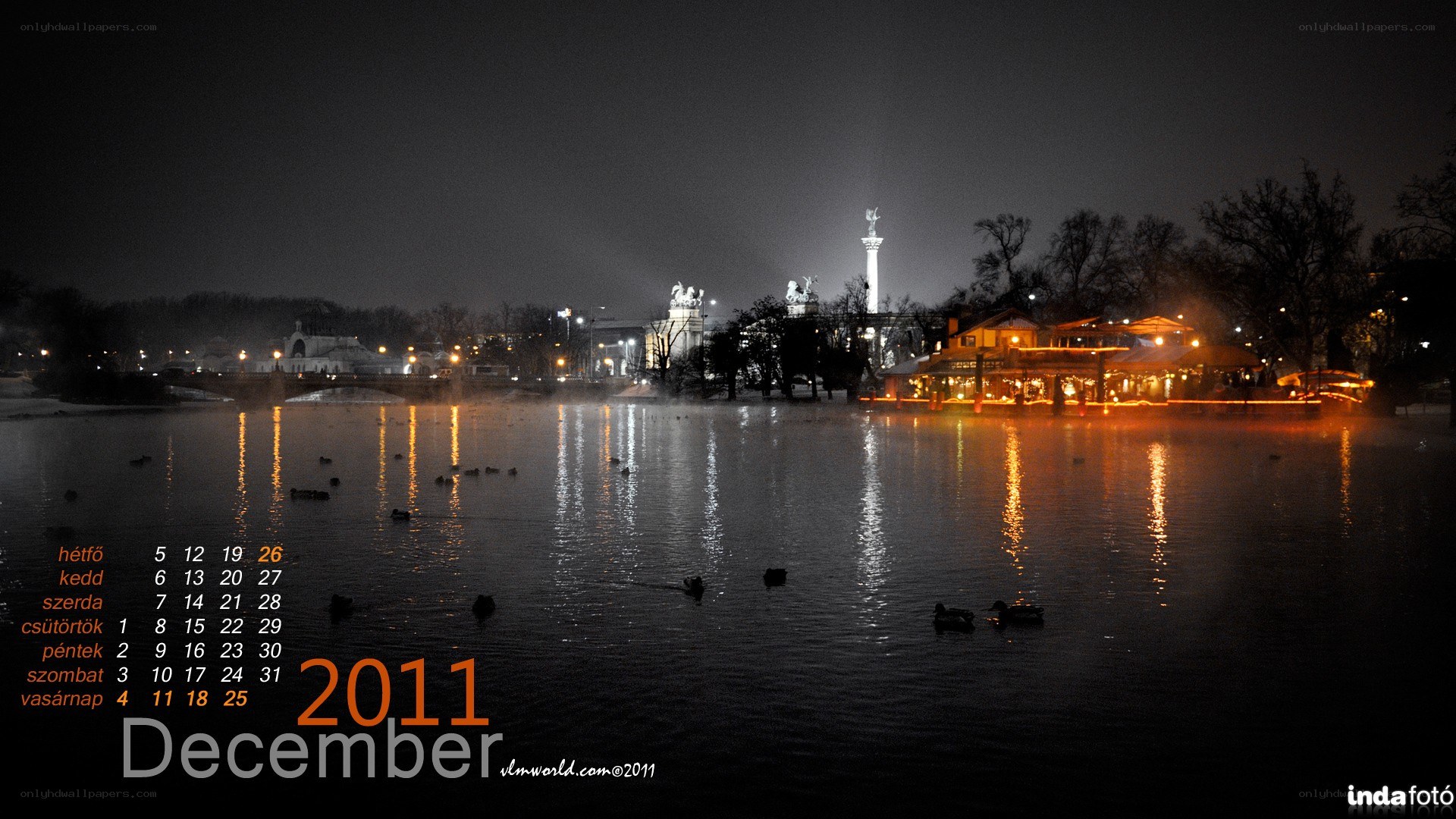 December 2011 calendar