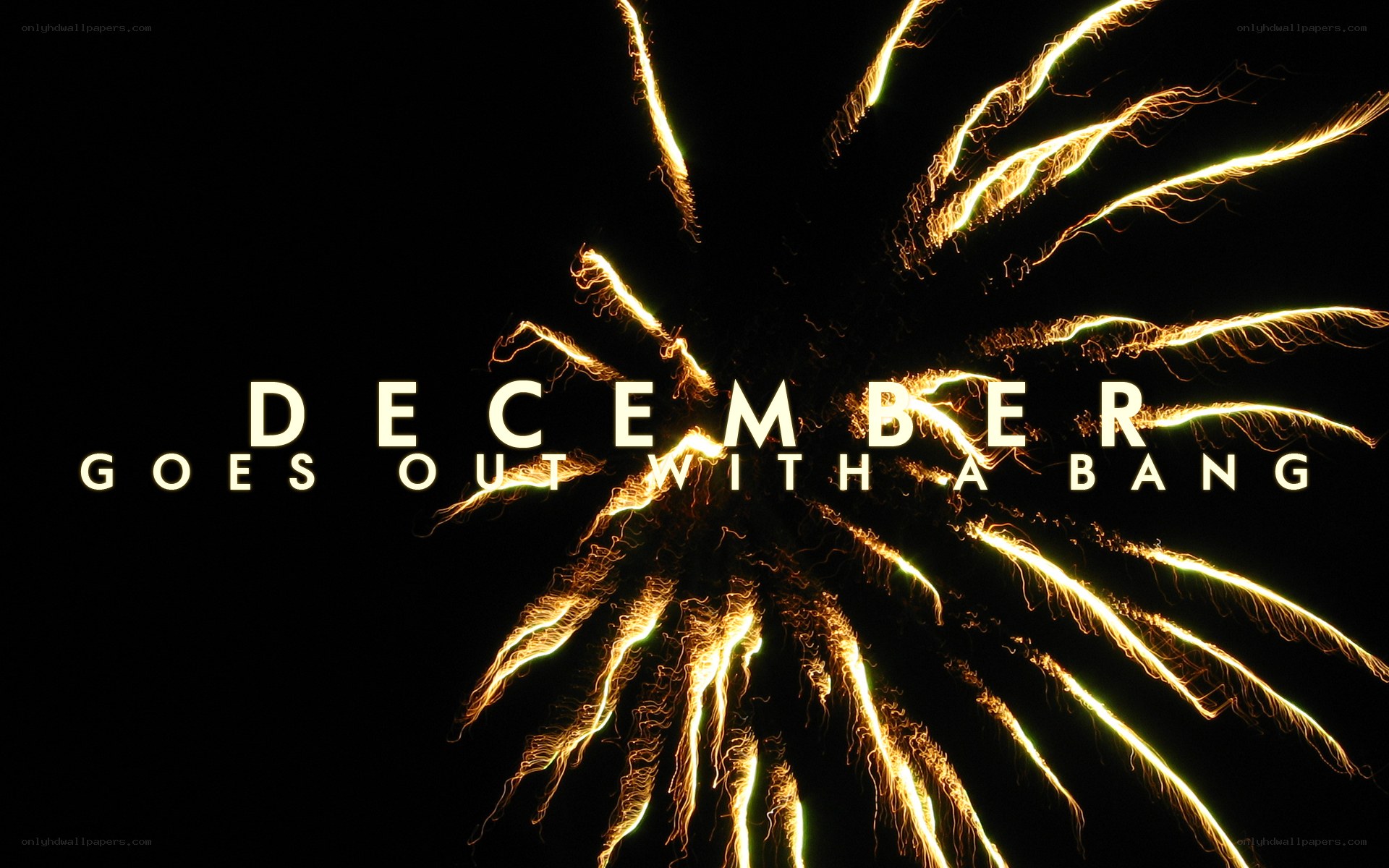 December ends with a bang