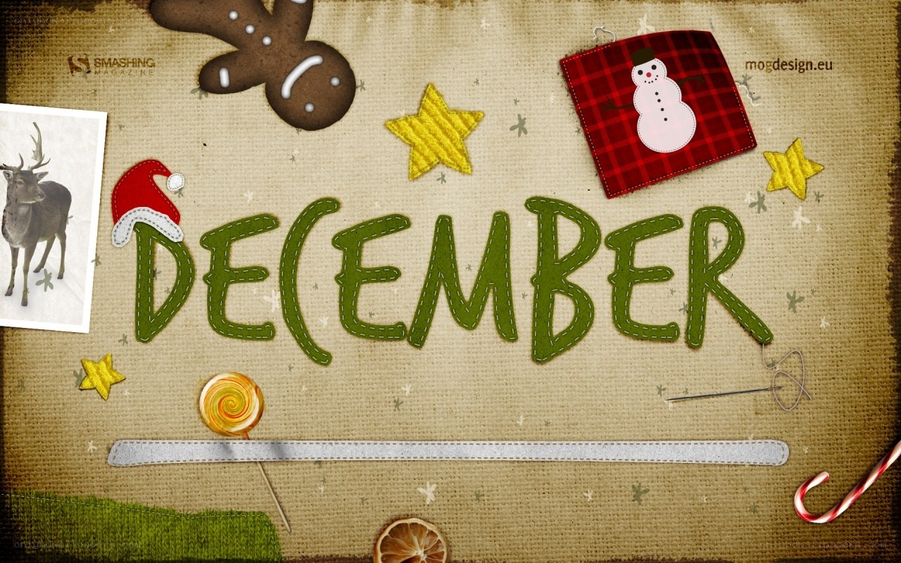 December holiday collage