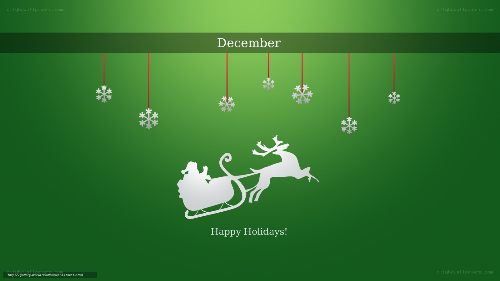 December holiday wallpaper