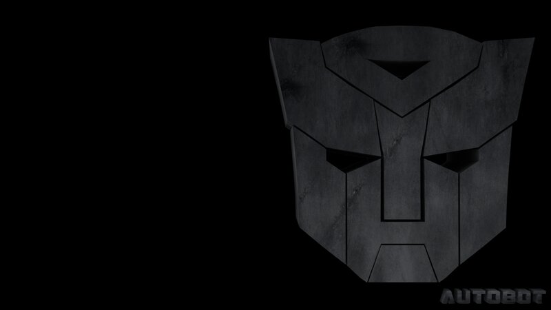 Decepticon Logo — Black, Dark