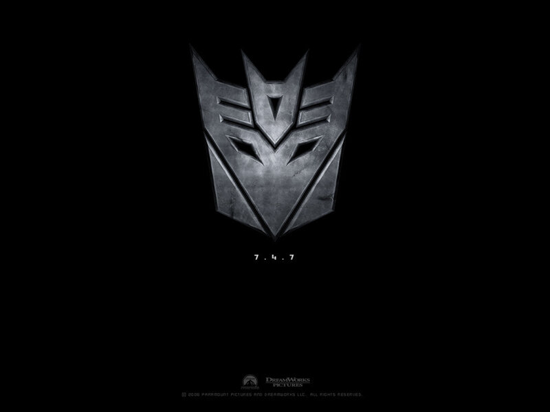 Decepticon Logo — Black, Dramatic, Night, Digital Art, Text