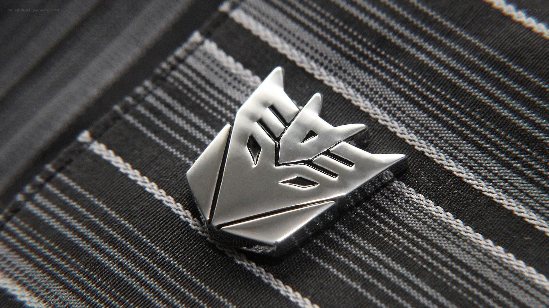 Decepticon logo on fabric