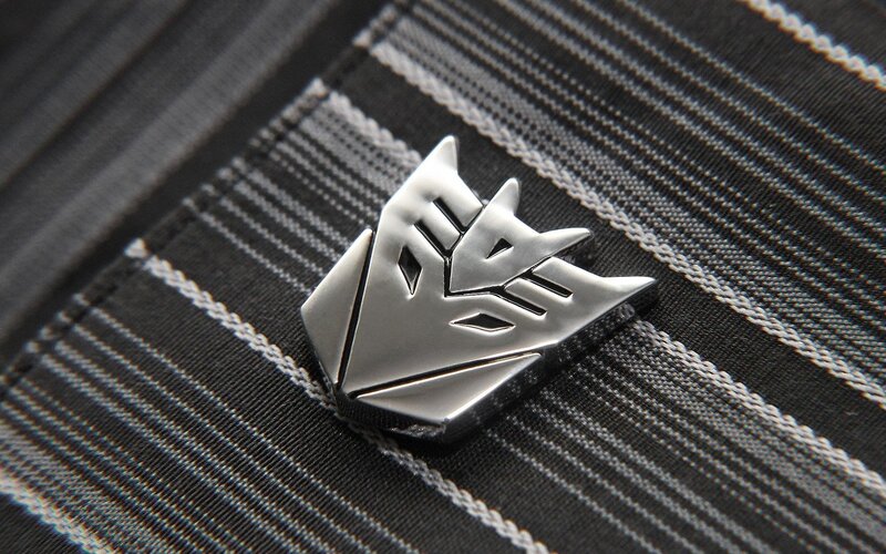 Decepticon logo on fabric