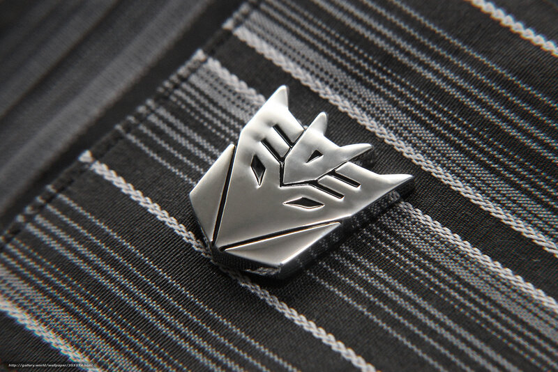 Decepticon logo on fabric