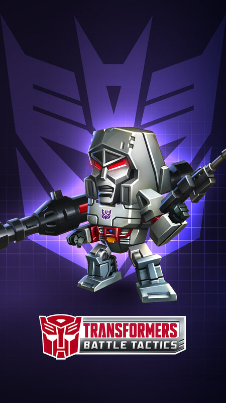 Decepticon Robot Character — Purple, Dramatic