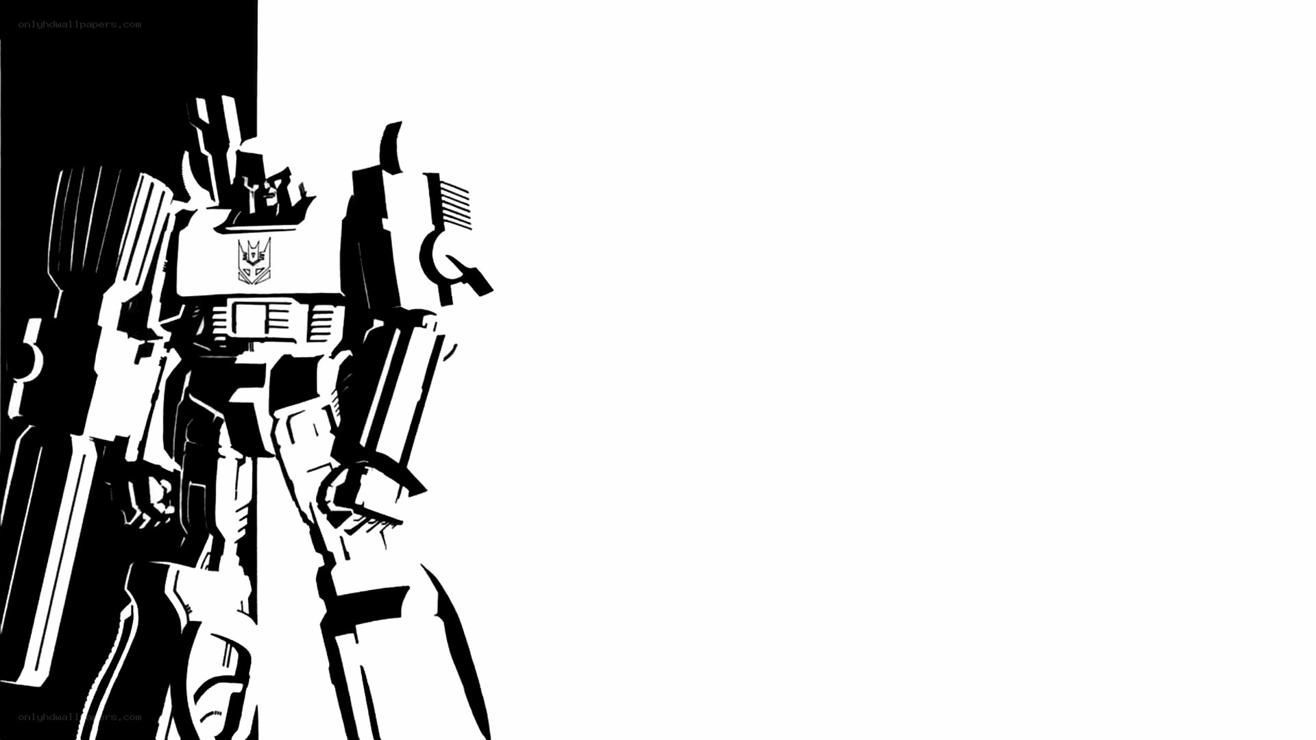 Decepticon robot silhouette