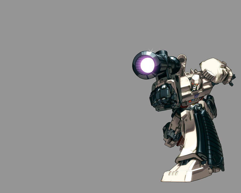 Decepticon robot with cannon