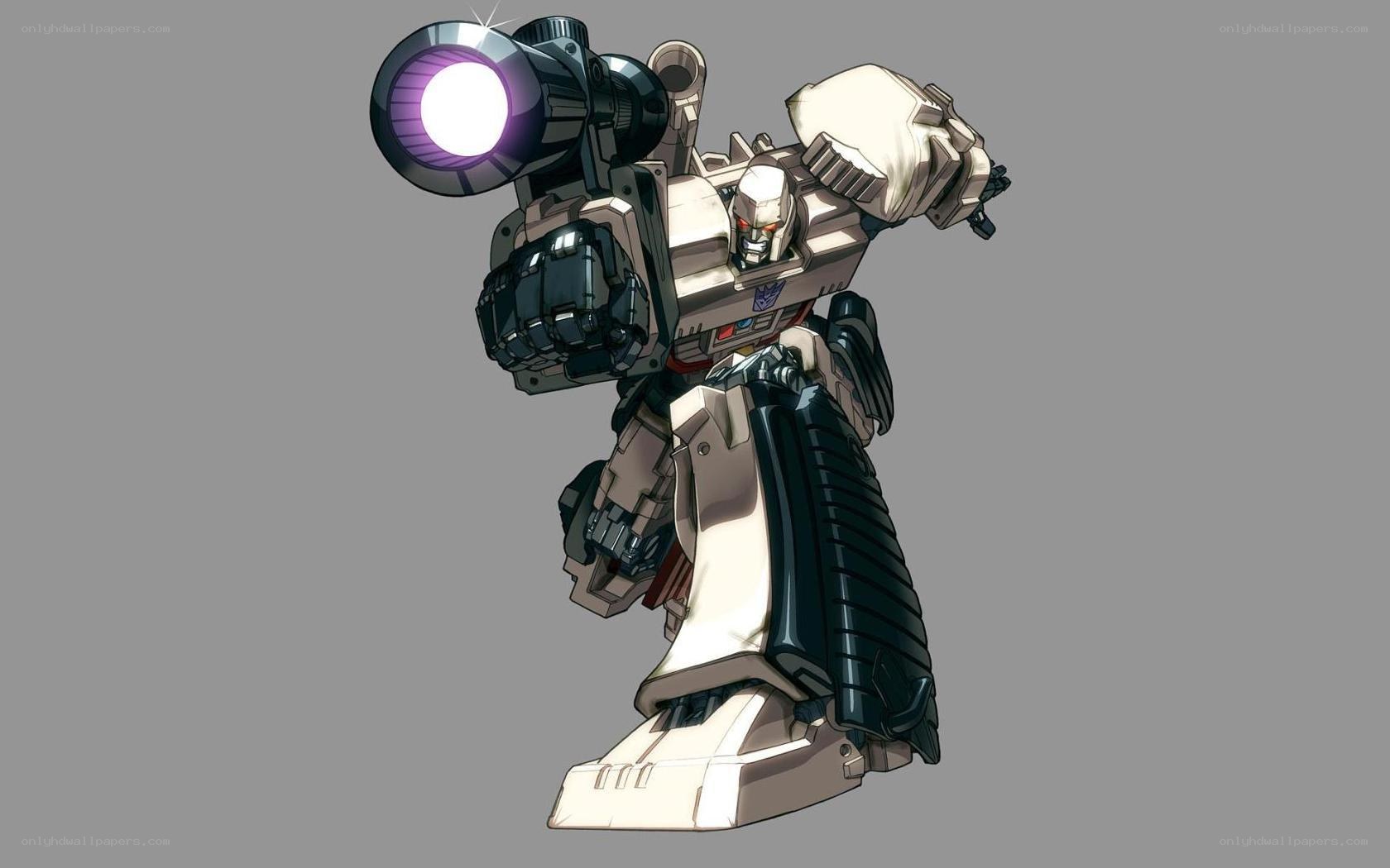 Decepticon robot with cannon