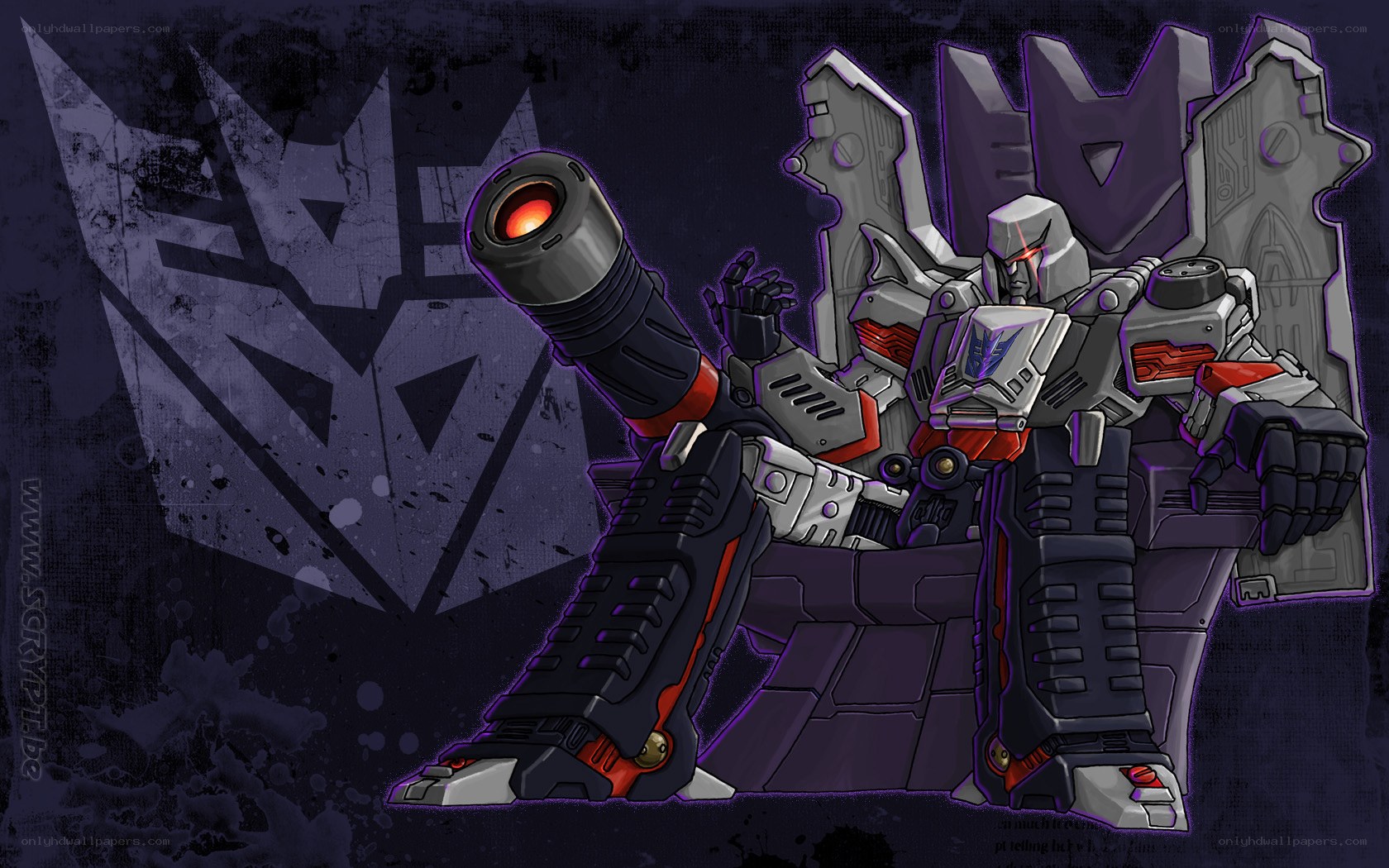 Decepticon robot with cannon