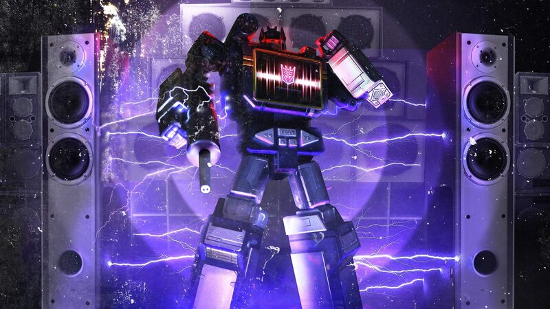 Decepticon Robot with Speakers