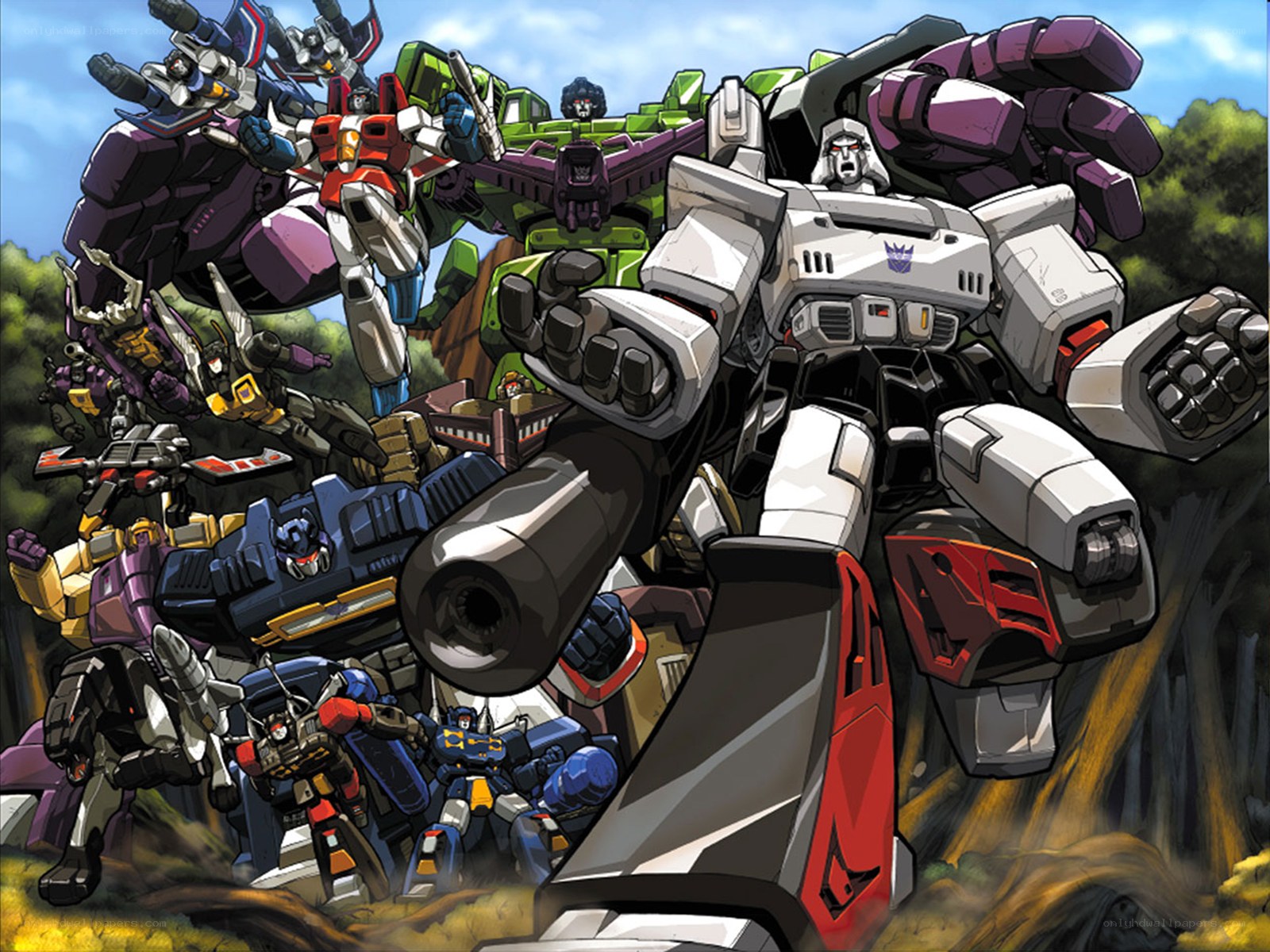 Decepticons gather for battle