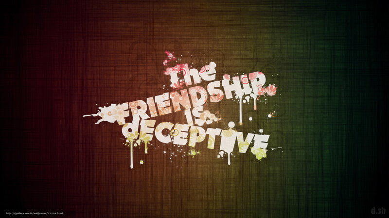 deceptive friendship text art