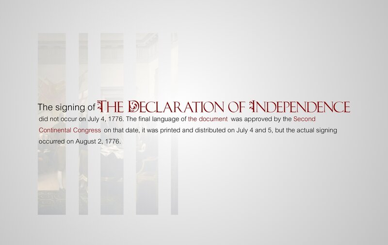 Declaration of Independence signing facts