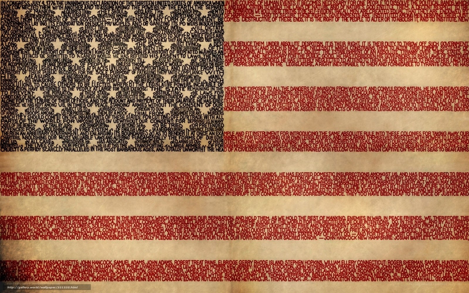 Declaration of Independence text