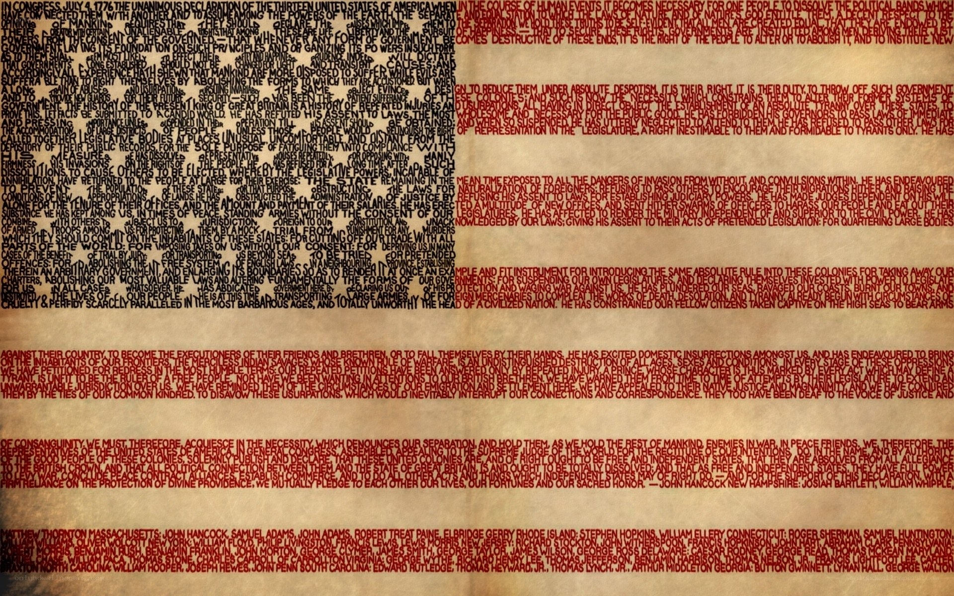 Declaration of Independence text