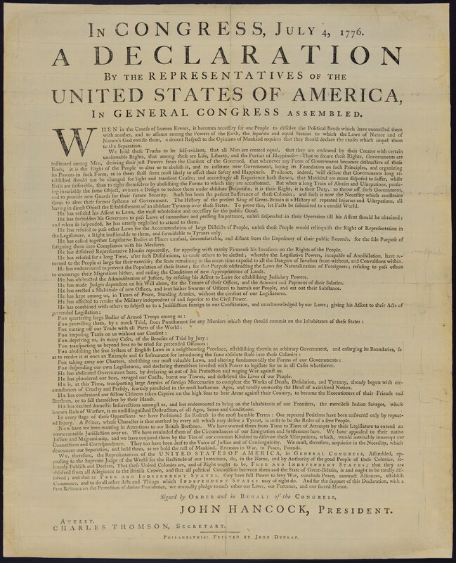 Declaration of Independence