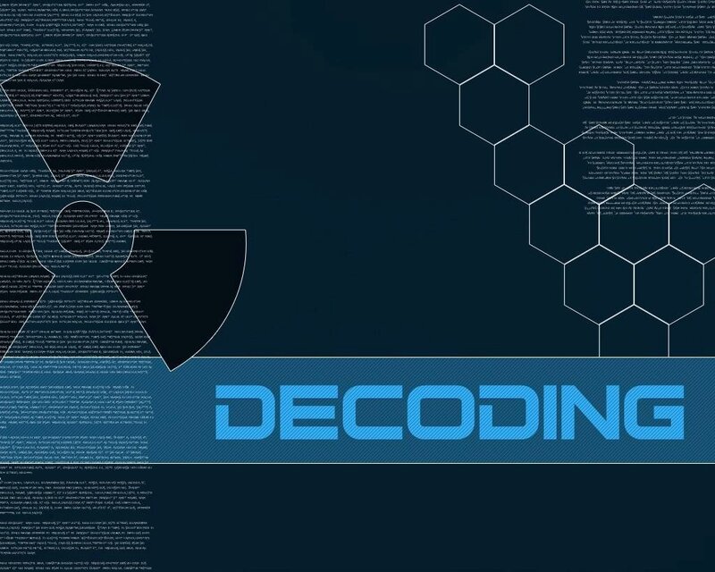Decoding text background